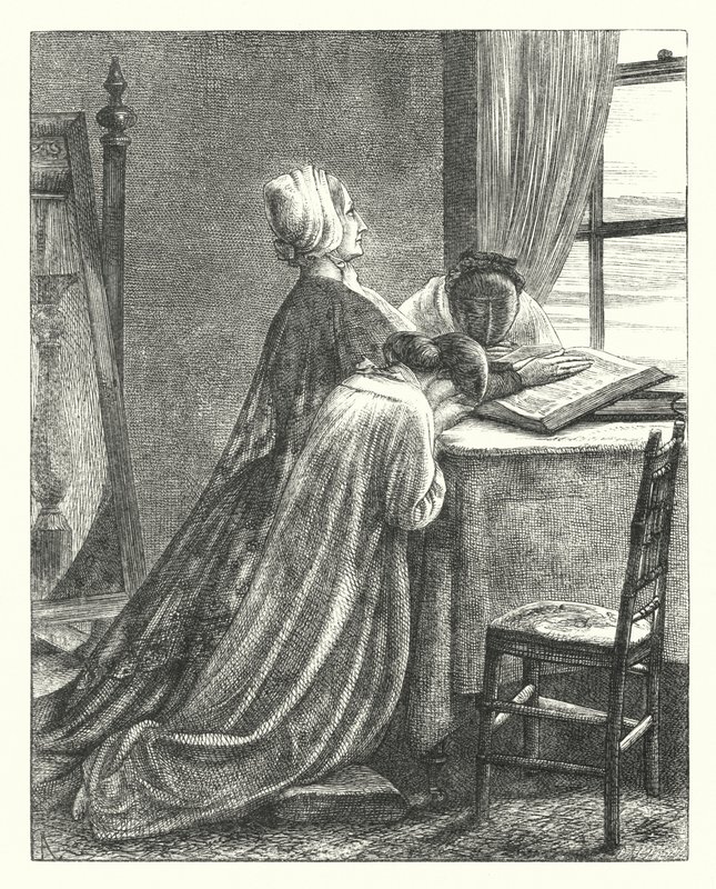 Aftonpsalm (gravyr) av Henry Hugh Armstead
