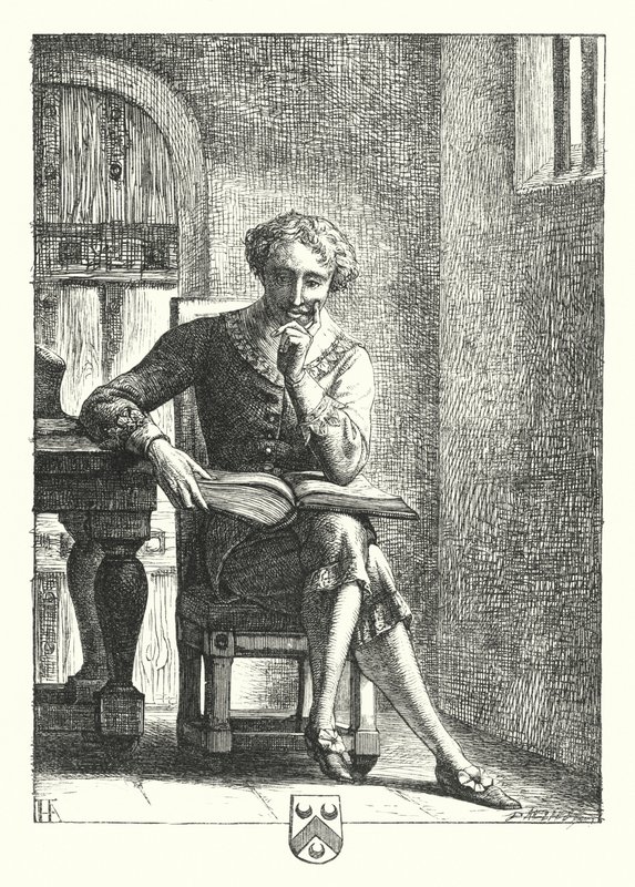 I fängelse (gravyr) av Henry Hugh Armstead
