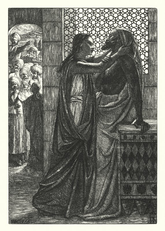The Dead Man of Bethany (gravyr) av Henry Hugh Armstead