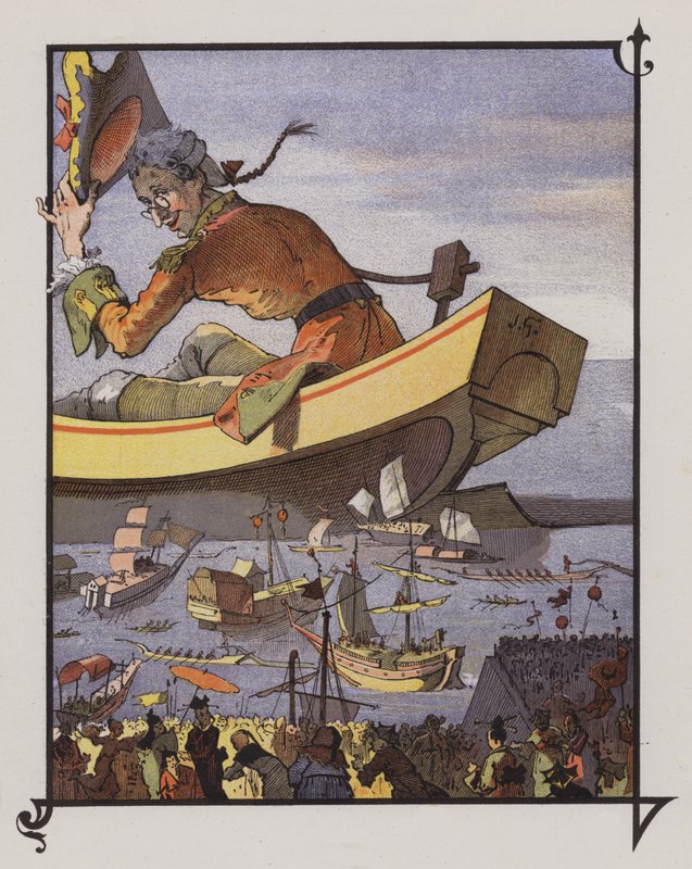 Gulliver i Lilliput av Henri Jules Jean Geoffroy