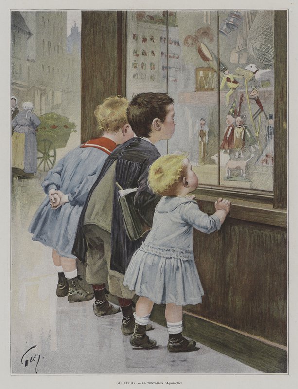 Frestelsen (Temptation) av Henri Jules Jean Geoffroy