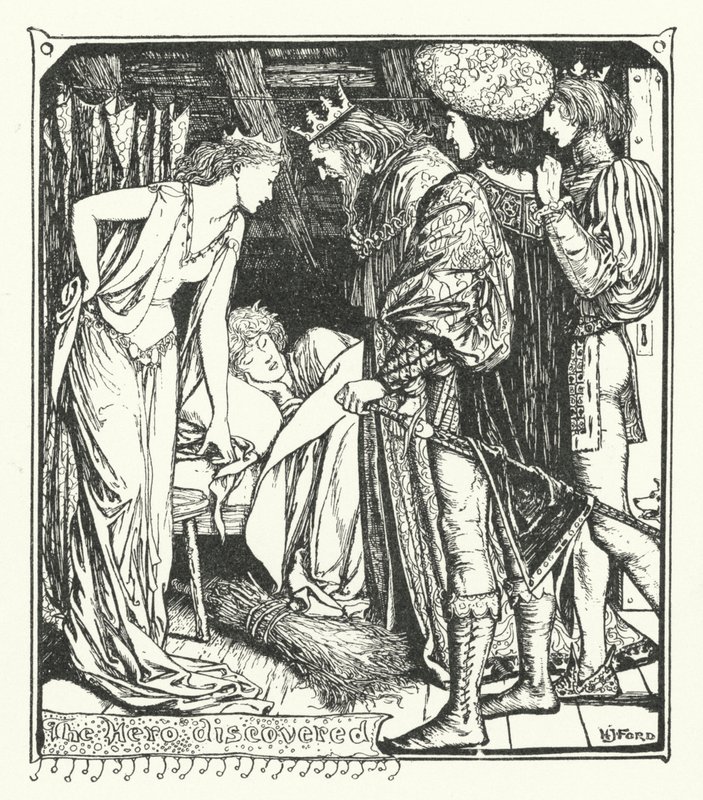 The Hero Discovered (gravyr) av Henry Justice Ford