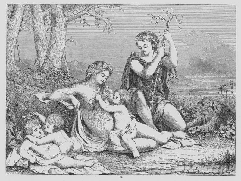 John Milton, L? Allegro av Henry Nelson after ONeil