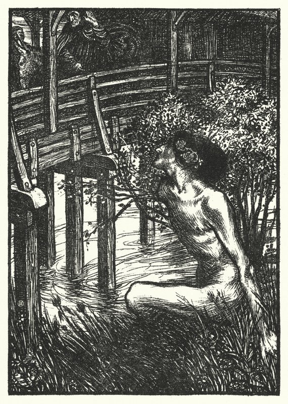 Matthew Arnolds dikt: The Neckan (gravyr) av Henry Ospovat
