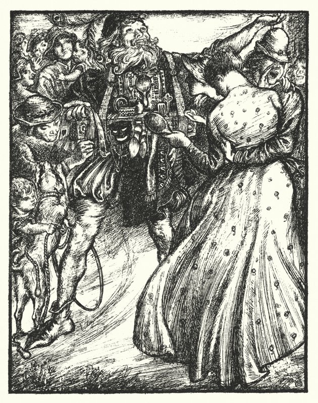 Shakespeares låt: "Kom och köp" (litho) av Henry Ospovat