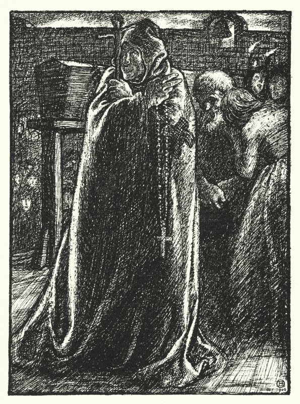 Shakespeares låt: "Fear no more" (litho) av Henry Ospovat
