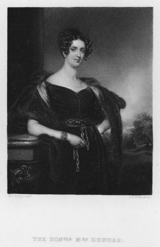 Mrs Dundas (gravyr) av Henry Perronet (after) Briggs