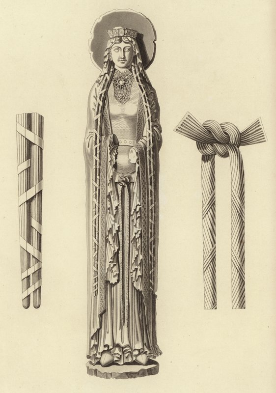 Drottning Clotilda, daterad omkring 1100 av Henry Shaw