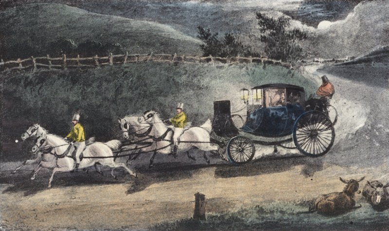 "Ljuset kommer, ljuset går!" (litho) av Henry Thomas (after) Alken