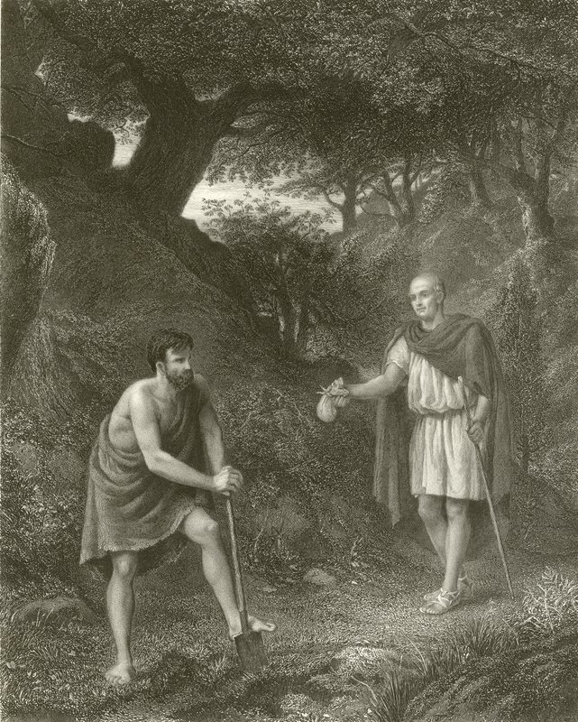 Timon och Flavius av Henry Wallis