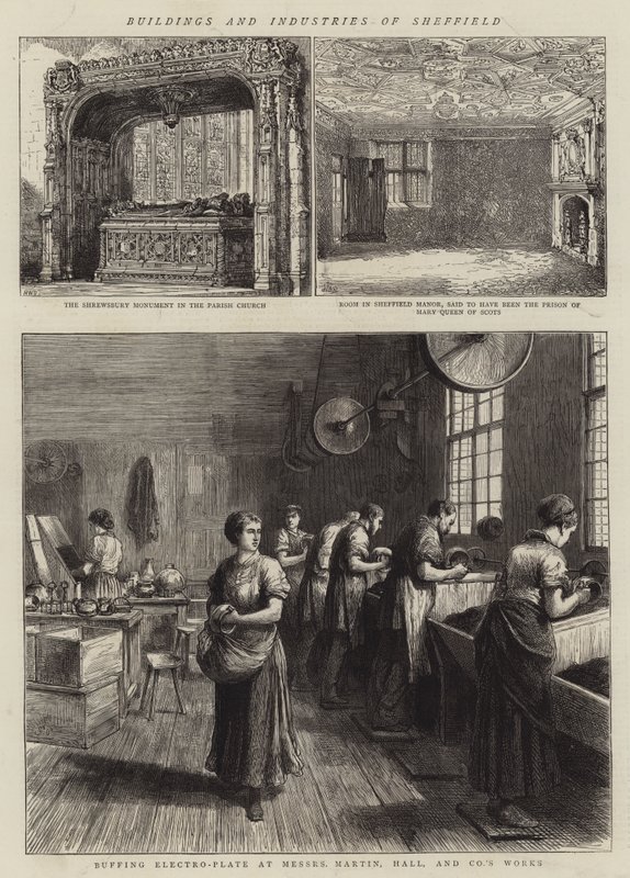 Byggnader och industrier i Sheffield av Henry William Brewer