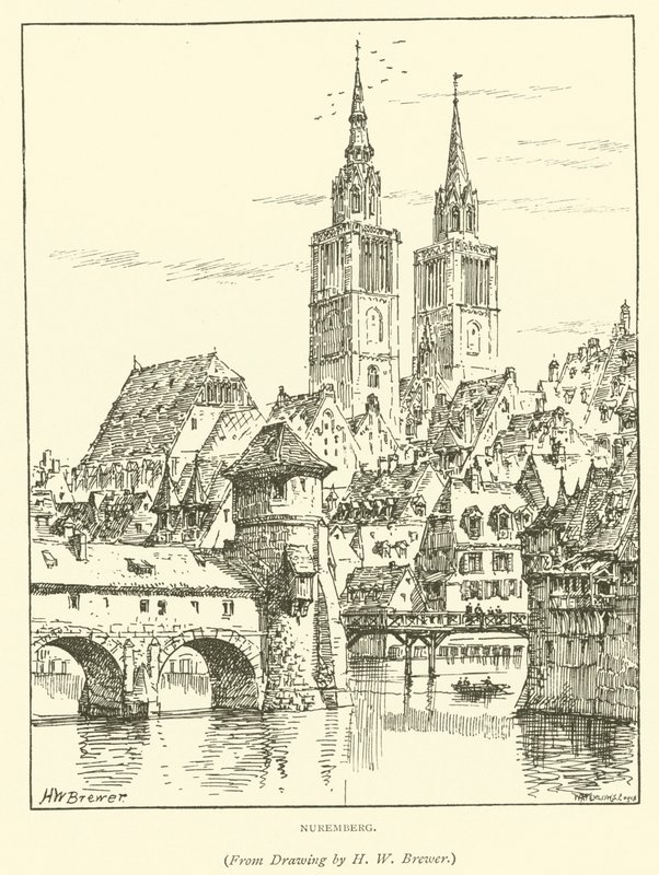 Nürnberg (gravyr) av Henry William Brewer