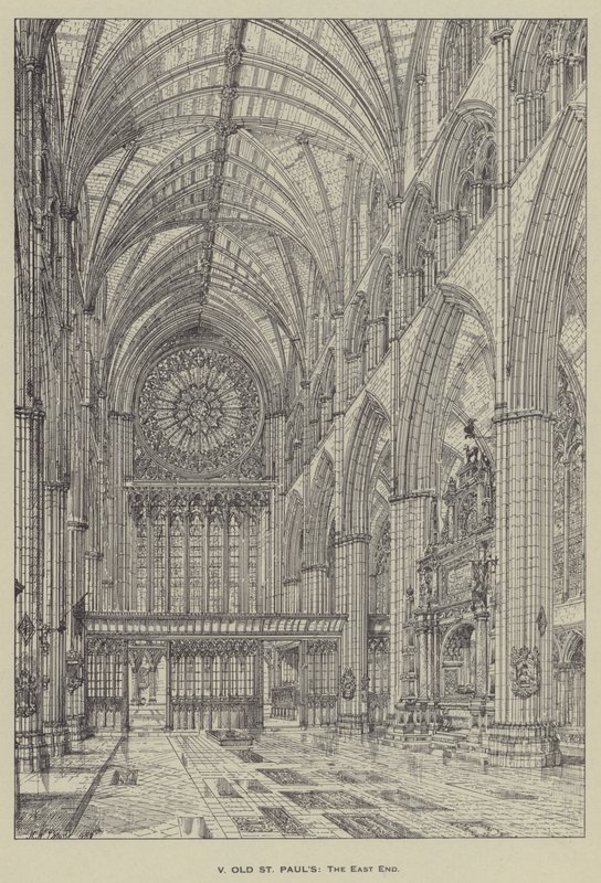 Old St Pauls, East End av Henry William Brewer