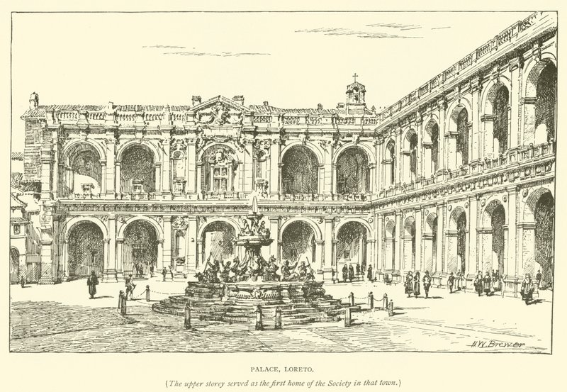 Palace, Loreto (gravyr) av Henry William Brewer