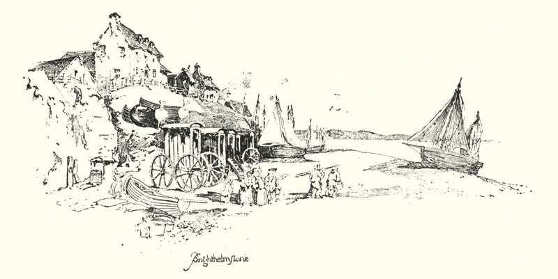 Brighthelmstone (litho) av Herbert (after) Railton