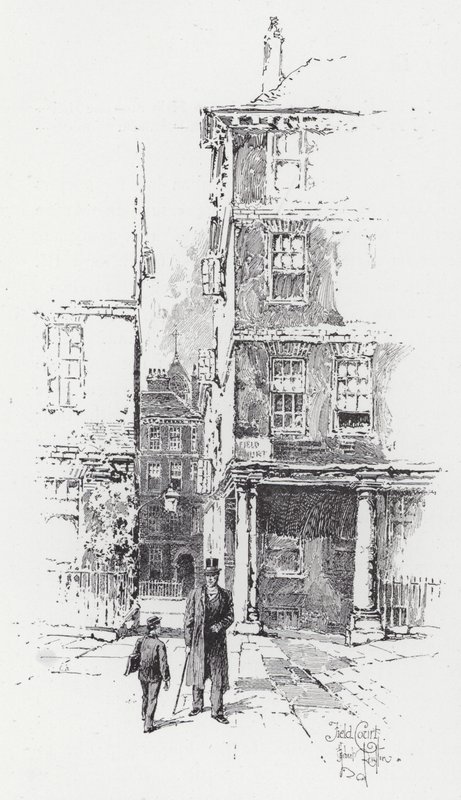 Field Court (gravyr) av Herbert (after) Railton