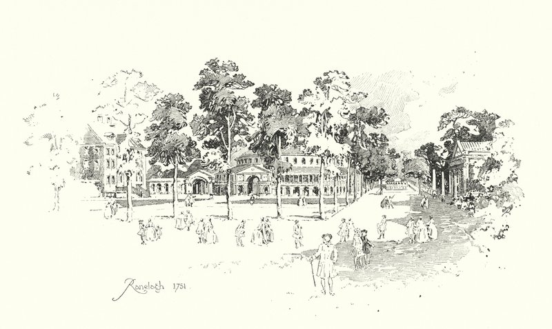 Ranelagh Gardens, London av Herbert (after) Railton