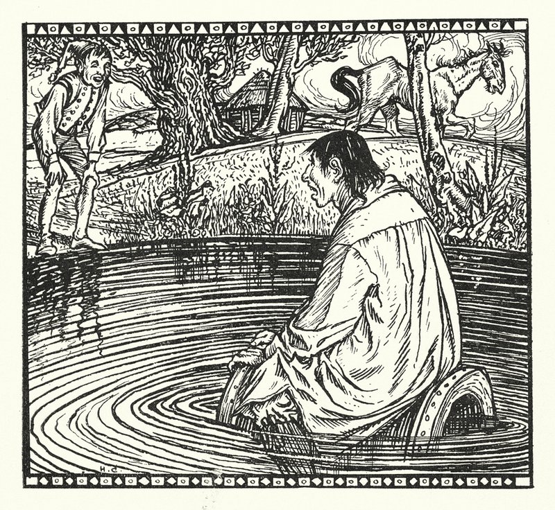 Robin Goodfellow (gravyr) av Herbert Cole