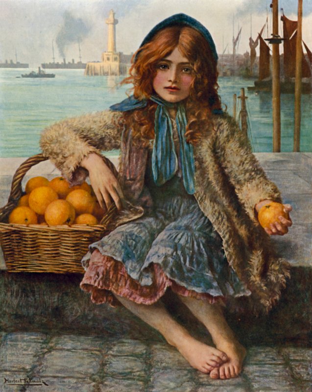 Lilla kopparhuvudet av Herbert Gustave Schmalz