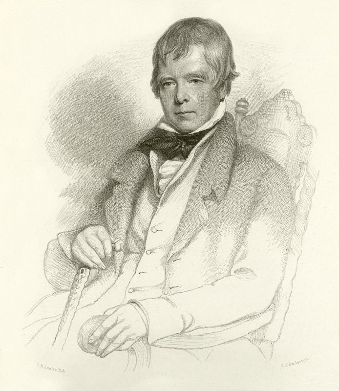 Sir Walter Scott av Herbert Gustave Schmalz