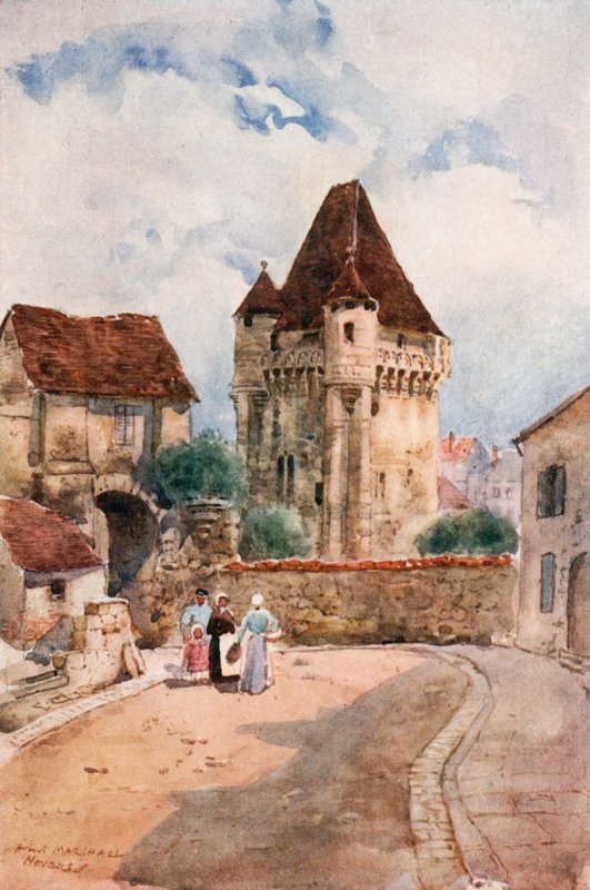 Porte du Croux, Nevers av Herbert Menzies Marshall