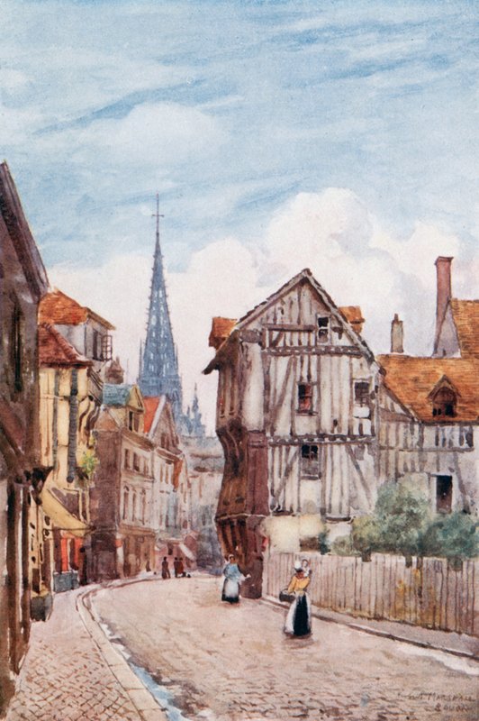 Rue St. Romain, Rouen av Herbert Menzies Marshall