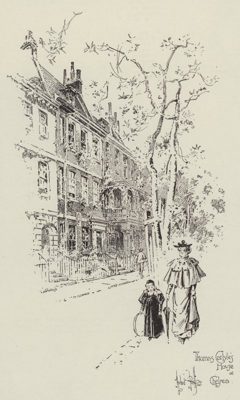 Thomas Carlyles hus i Chelsea av Herbert Railton