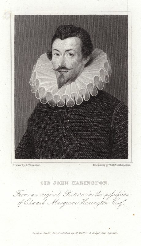 Porträtt av Sir John Harington av Hieronymus Custodis