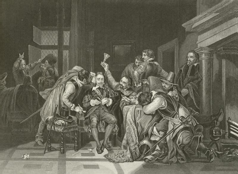 Karl den förste i vaktrummet av Hippolyte Delaroche