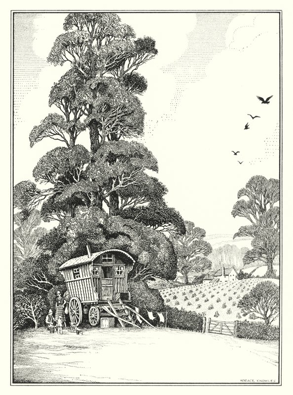 Augusti (litografi) av Horace J. Knowles