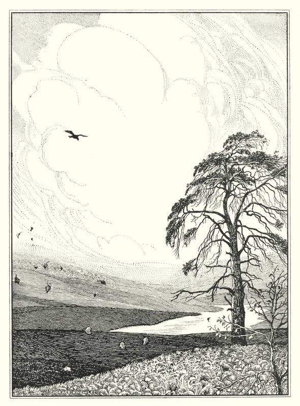 Oktober (litografi) av Horace J. Knowles