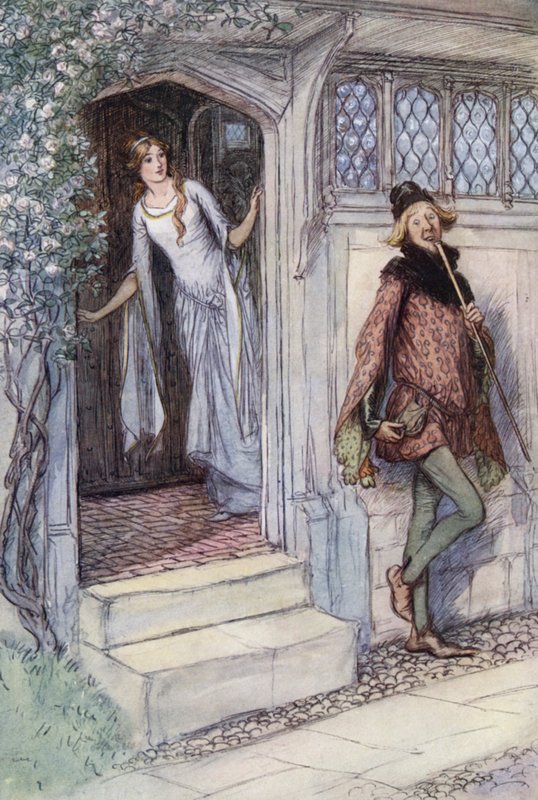 Illustration för The Merry Wives of Windsor av Hugh Thomson