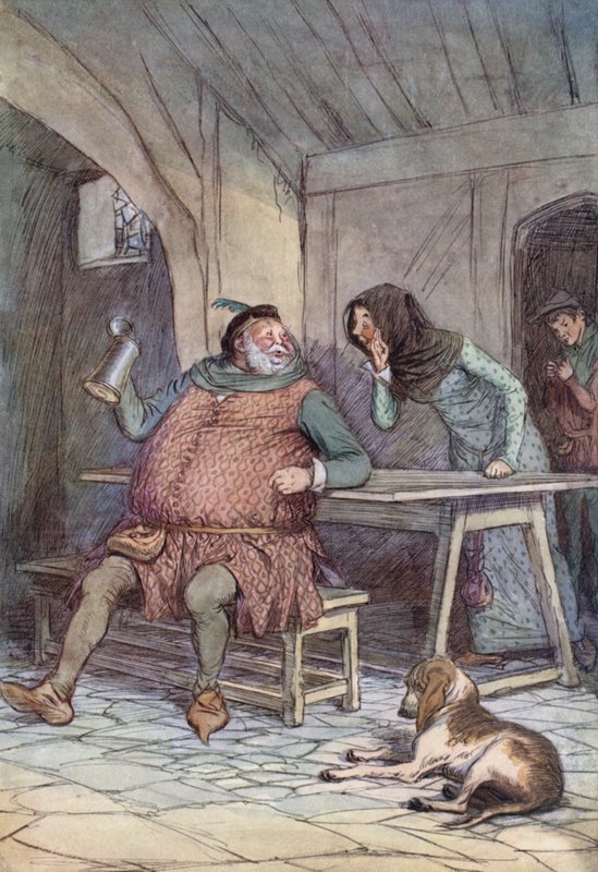 Illustration för The Merry Wives of Windsor av Hugh Thomson