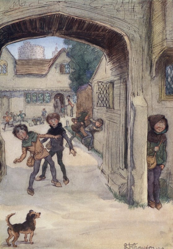 Illustration för The Merry Wives of Windsor av Hugh Thomson