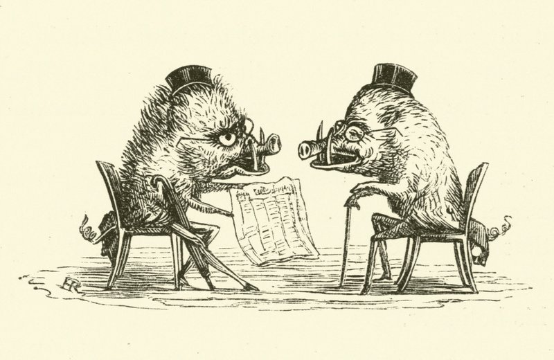 Borrningar (gravyr) av Hugh Rowley