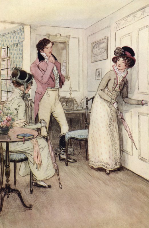 Illustration för Quality Street av Hugh Thomson