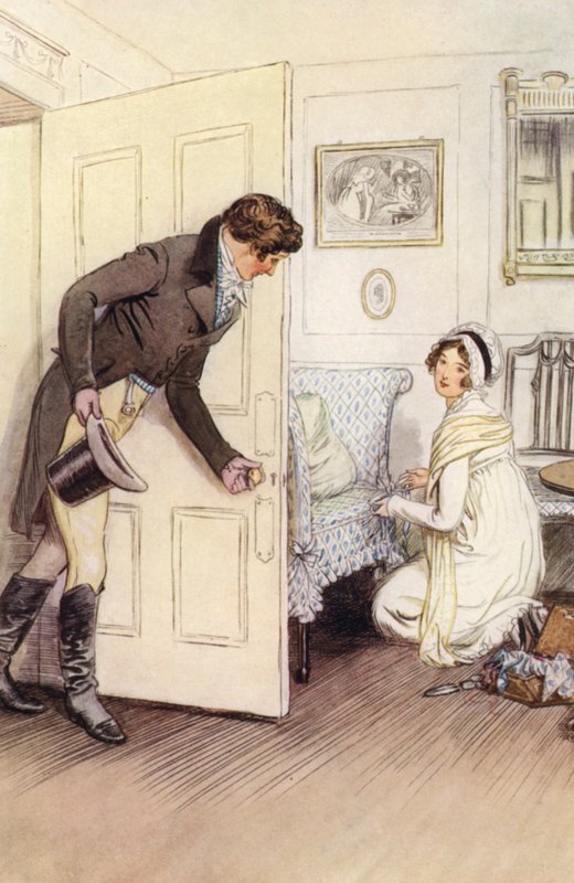 Illustration för Quality Street av Hugh Thomson