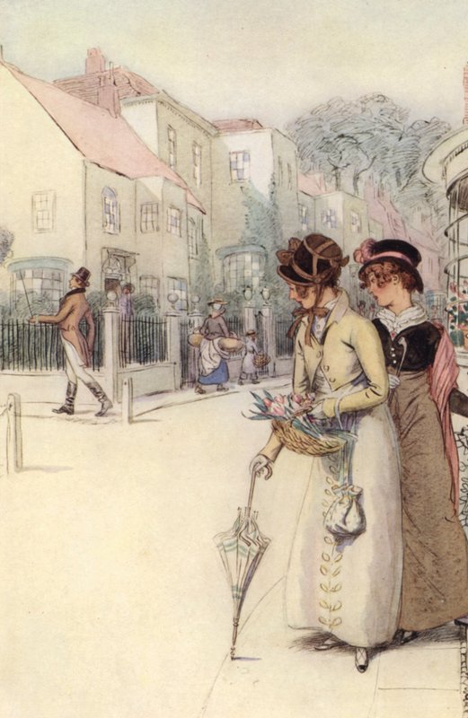Illustration för Quality Street av Hugh Thomson