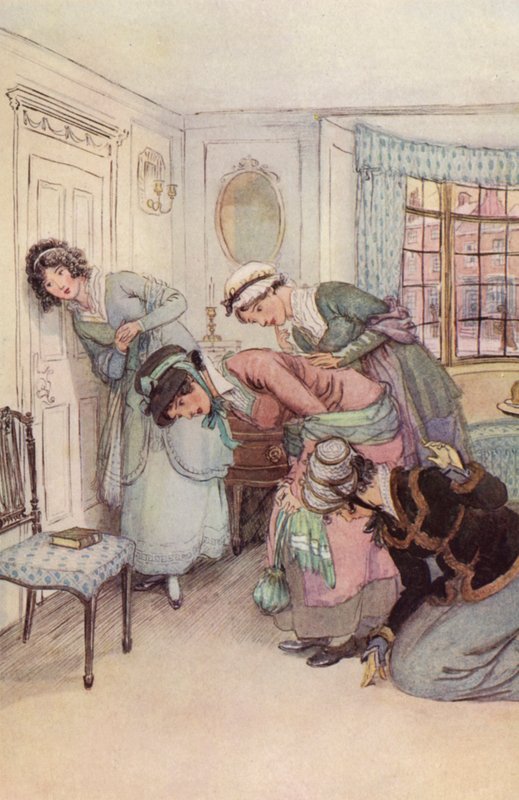 Illustration för Quality Street av Hugh Thomson