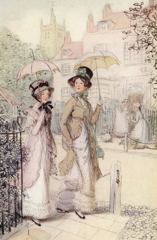 Illustration för Quality Street av Hugh Thomson