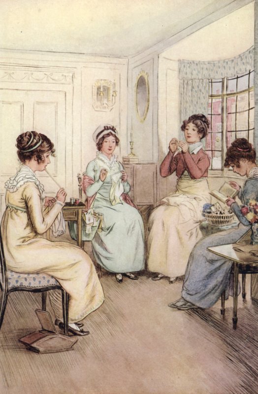 Illustration för Quality Street av Hugh Thomson