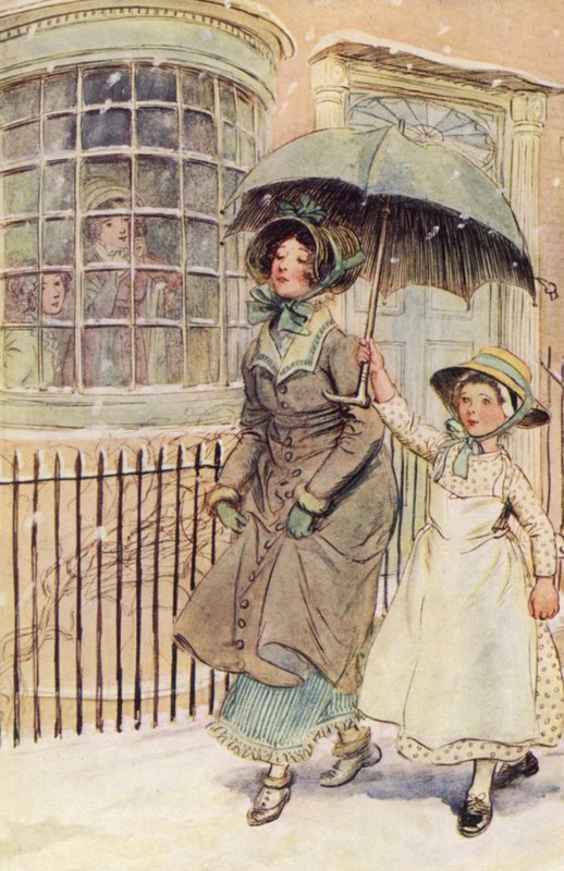Illustration för Quality Street av Hugh Thomson