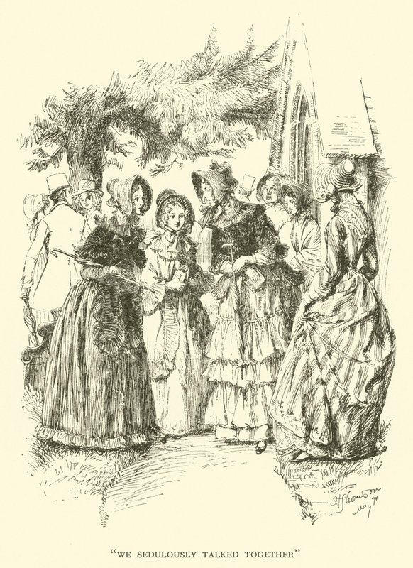 Vi talade seduously tillsammans (gravyr) av Hugh Thomson