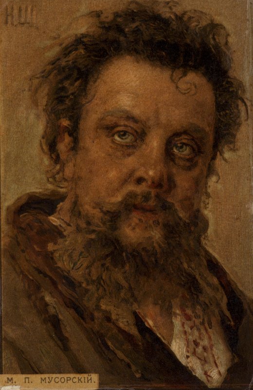 Modest Mussorgsky, rysk kompositör av Ilya Efimovich Repin