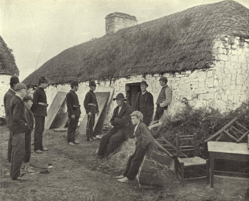 Vräkningsplats, County Clare (s/v foto) av Irish Photographer