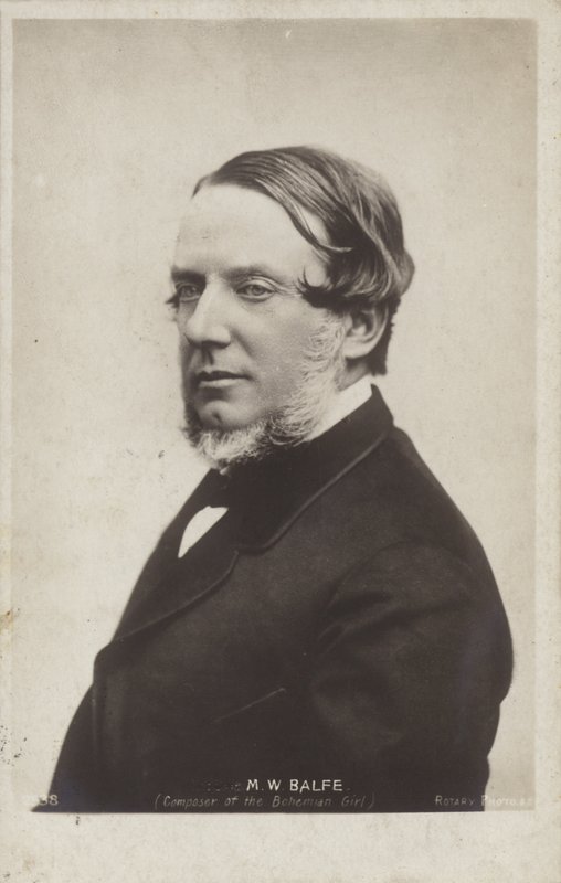 Michael William Balfe, irländsk kompositör (1808-1870) av Irish Photographer
