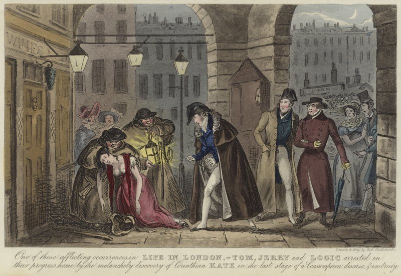 Livet i London av Isaac Robert Cruikshank