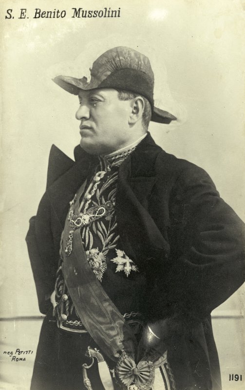 Benito Mussolini av Italian Photographer