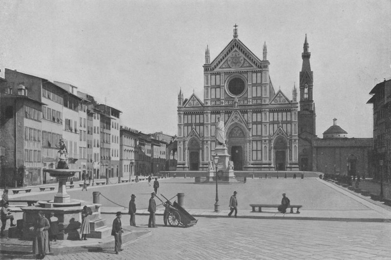 Firenze, Piazza S Croce (s/v foto) av Italian Photographer