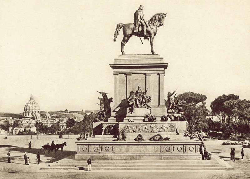 Monument till Joseph Garibaldi av Italian Photographer